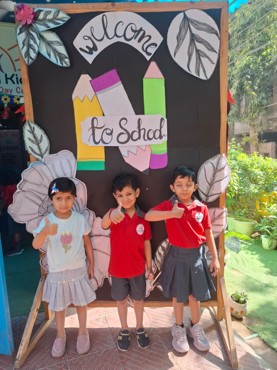 First day of school at udayan kidz sec-08
