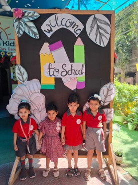 First day of school at udayan kidz sec-08