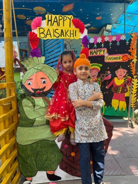 Baisakhi celebration at udayan kidz sec-08