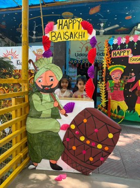 Baisakhi celebration at udayan kidz sec-08