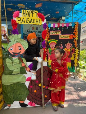 Baisakhi celebration at udayan kidz sec-08