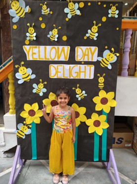 yellow day delight in udayan kidz