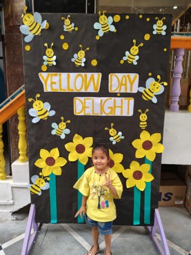 yellow day delight in udayan kidz