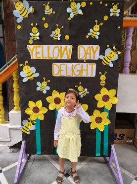 yellow day delight in udayan kidz