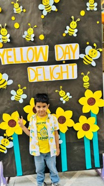 yellow day delight in udayan kidz