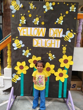 yellow day delight in udayan kidz