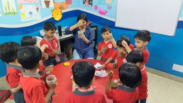 Earth day celebration at udayan kidz sec-08