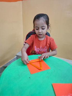 Orange day delight celebration at udayan kidz sec-08