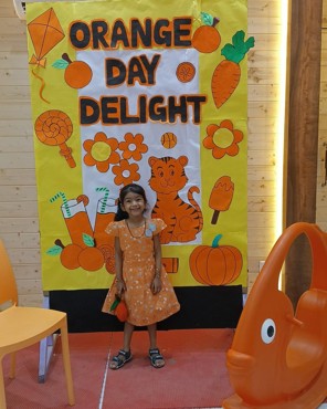 ORANGE DAY DELIGHT AT UDAYAN KIDZ