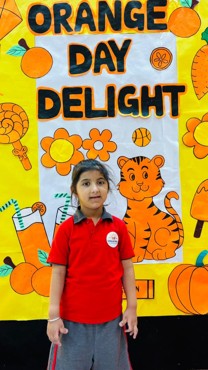 ORANGE DAY DELIGHT AT UDAYAN KIDZ