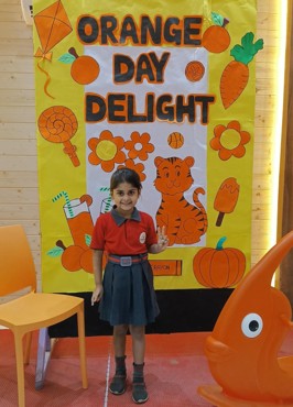 ORANGE DAY DELIGHT AT UDAYAN KIDZ