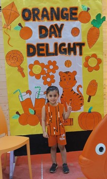 ORANGE DAY DELIGHT AT UDAYAN KIDZ