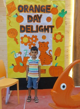 ORANGE DAY DELIGHT AT UDAYAN KIDZ