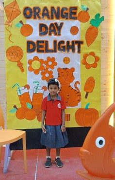ORANGE DAY DELIGHT AT UDAYAN KIDZ
