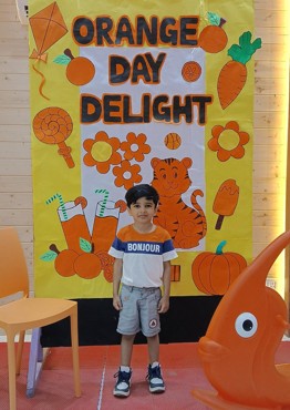 ORANGE DAY DELIGHT AT UDAYAN KIDZ