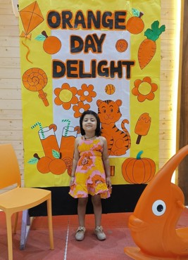 ORANGE DAY DELIGHT AT UDAYAN KIDZ