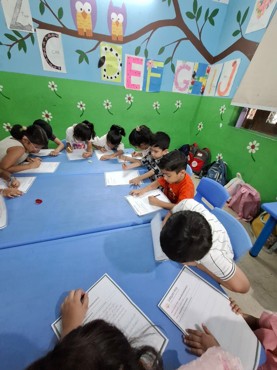 summer camp week 4 day 3 at Udayan kidz sec-8