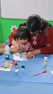 summer camp week 4 day 3 at Udayan kidz sec-8