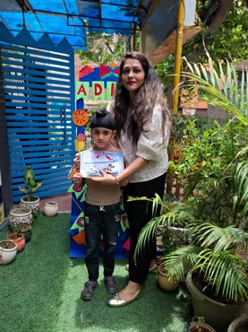 summer camp week 4 day 6 at Udayan kidz sec-8