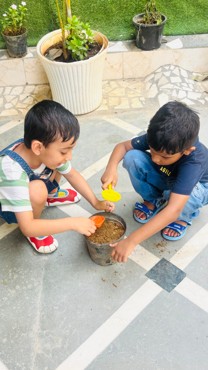 Planting seeds at UK 13