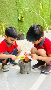 Planting seeds at UK 13