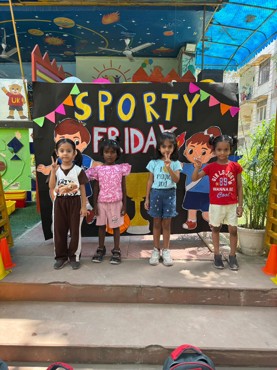 Sporty Friday  at Udayan kidz Sec-08